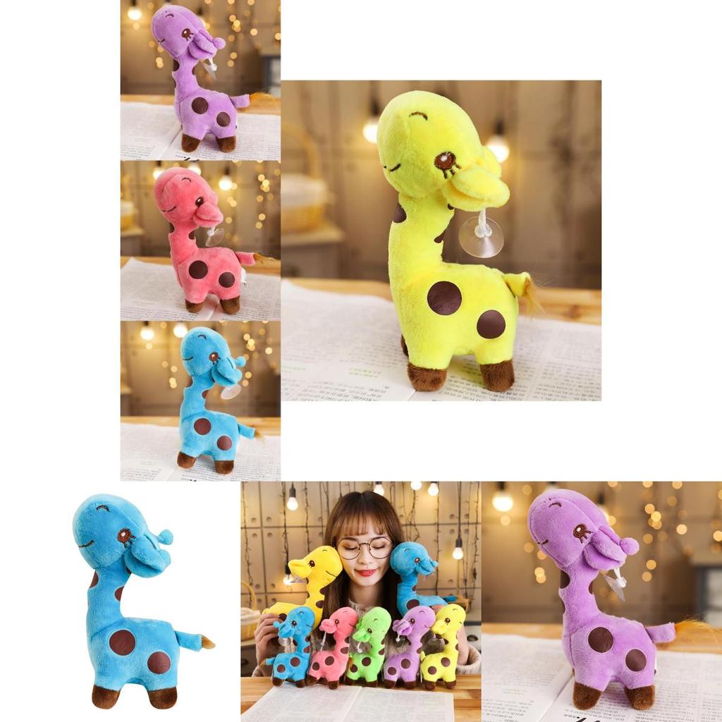 Adorable Colorful Giraffe Plush Toy Large Stuffed Animal Doll Wedding Throw Machine Grab Doll