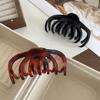 French Retro Large Hair Claw Clip for Thick Hair - 2024 New Style Shark Clip for Women
