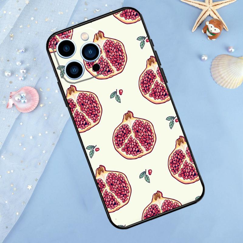 Avocado Pear Papaya Pomegranate Case For iPhone 17 Pro Max16 15 14 13 11 12 Pro Max Plus 12 13 Mini 16e 17 Air Back Cover