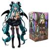 Anime Kleiner Teufel Hatsune Miku Handgemacht Kleiner Waschbär Chuyin Dunkler Engel Handgemachtes PVC Modell Animations Periphere Ornamente