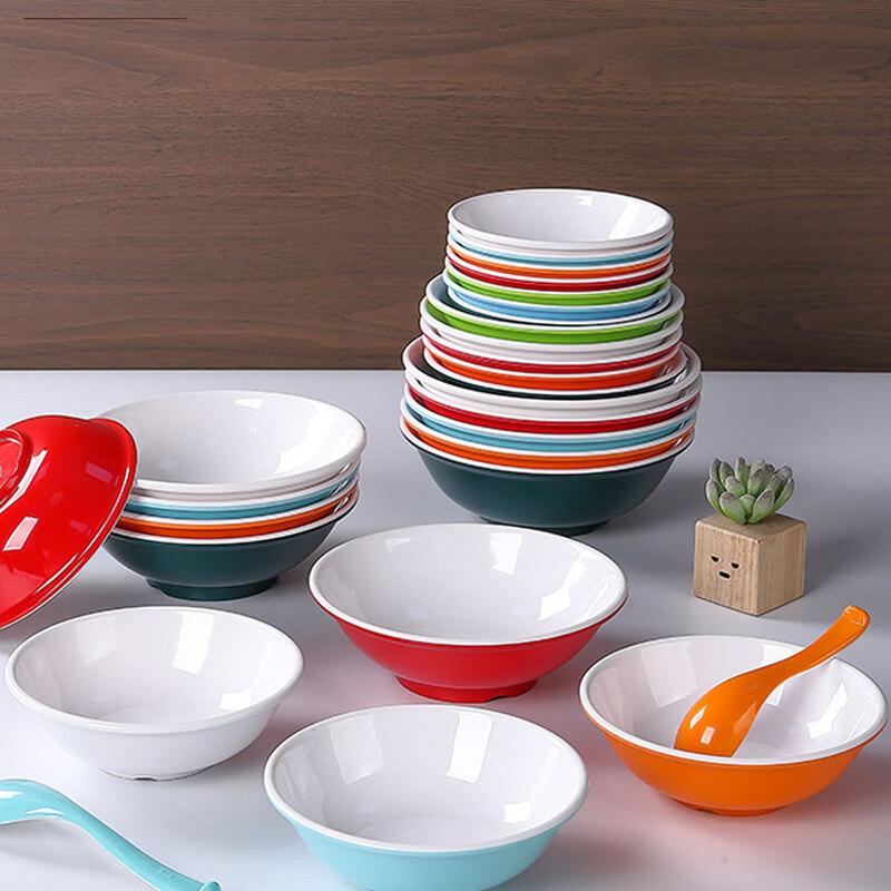 Melamine Imitation Porcelain Round Noodle Bowl