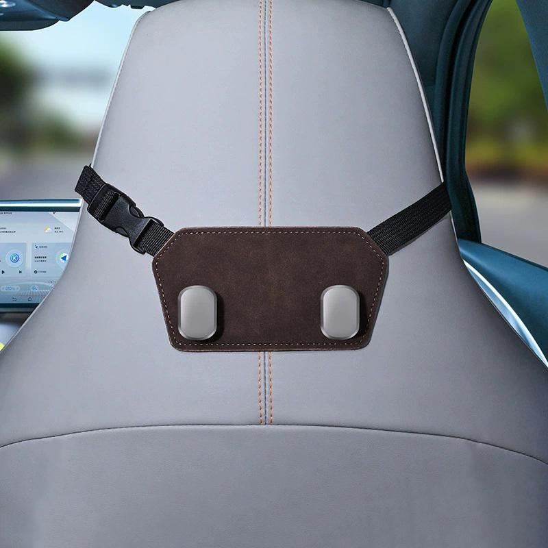 

Car Hook Holder Hooks Car Rear Seat Back Purse Hook Headrest Hanger Clip Auto Seat Organizer Hooks Vehicle Organizer Accessory коричневый