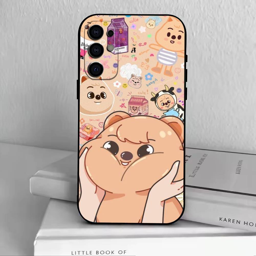 SK-SKZOO Stray Kids-s Phone Case For Samsung S25,S24,S21,S22,S23,S30,Ultra,S20,Plus,Fe,Soft Silicone Black Cover