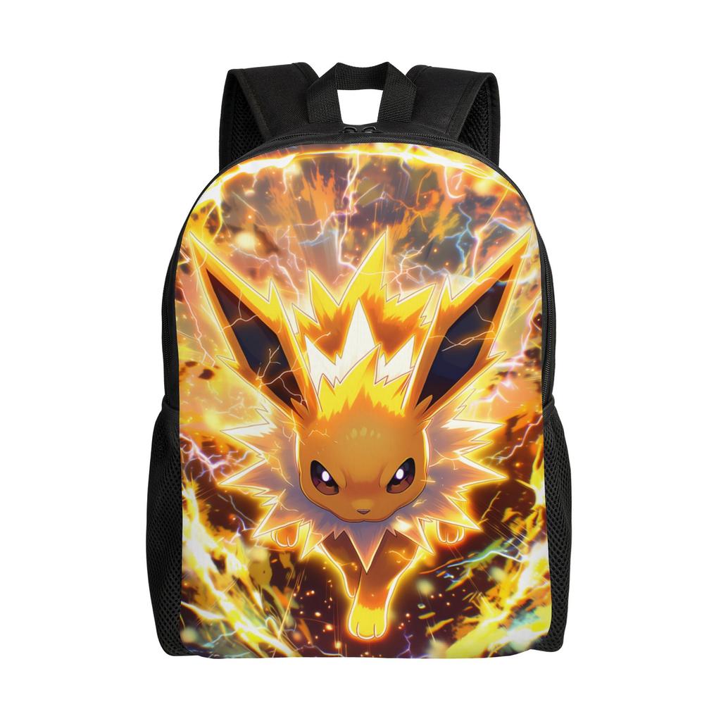 Fashion Backpacks Pokemon Backpack Daypack Eevee Eeveelution Mochila Work Office Retro Washable Rucksack