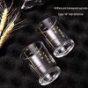 Crystal Glass Baijiu Cups Set with Stand