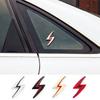 1Pc 3D Metal Lightning Logo Car Rear Trunk Side Fender Emblem Badge Sticker Car Decoration Accessories