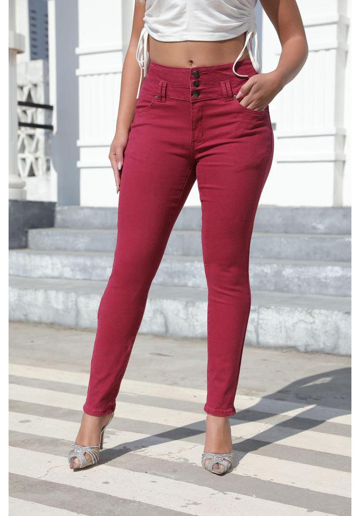 Women's High-Waisted Washed Slim Bootcut Jeans - 2025 Autumn Collection
