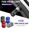 4 Stuks Zilveren Auto Bandenventieldopjes Knurling Stijl Bandenventieldop Aluminium Bandenwiel Ventiel Dop Voor Lamborghini Urus