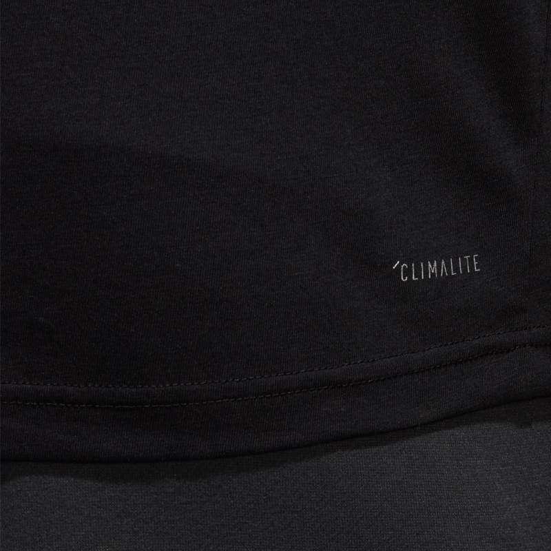 Adidas Never Done CLIMALITE T Shirt Unisex Black CV5113