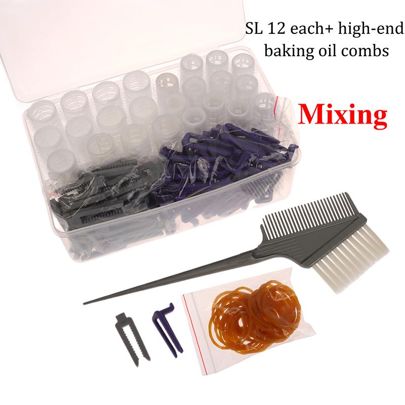 

24 шт./комплект бигуди для завивки корней волос с зажимами и резинками салонные нейлоновые бигуди с крючками и петлями набор инструментов для укладки волос M