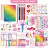 DIY Journal Kit for Girls Scrapbook Birthday Gift Box Stationery Set
