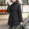Women's Hooded Coat Ladies Winter Cotton Coat Thickened Warm Jacket
