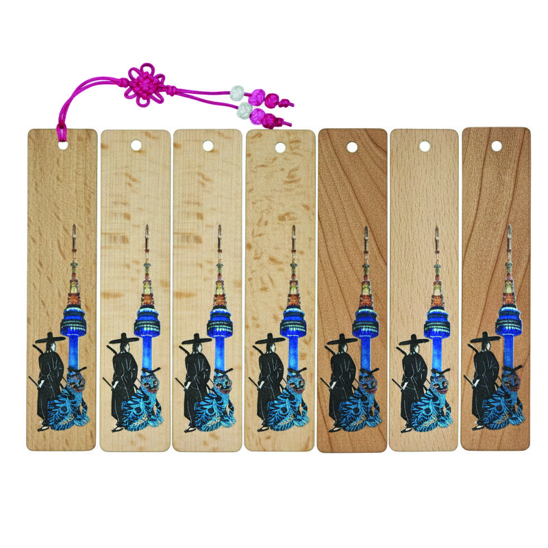 Gat Archer, Tiger with Magpie, N Tower Bookmark night ver. Eco-friendly