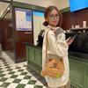 Large Capacity Capybara Nylon Bag Plush Doll Pendant Creative Crossbody Bag  Friends