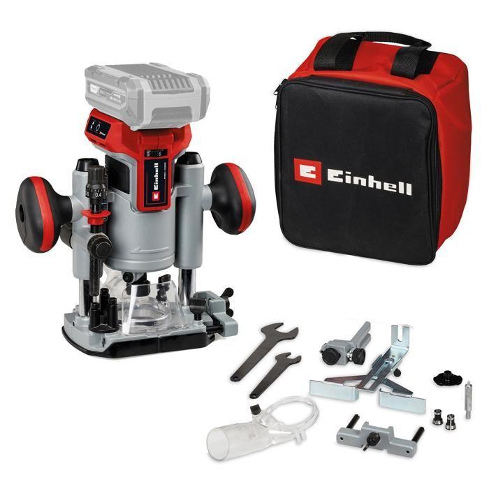 Einhell Professional Défonceuse-affleureuse Sans Fil TP-RO Set 18 Li BL-Solo PXC (18V) Livré Sans Batterie Ni Chargeur