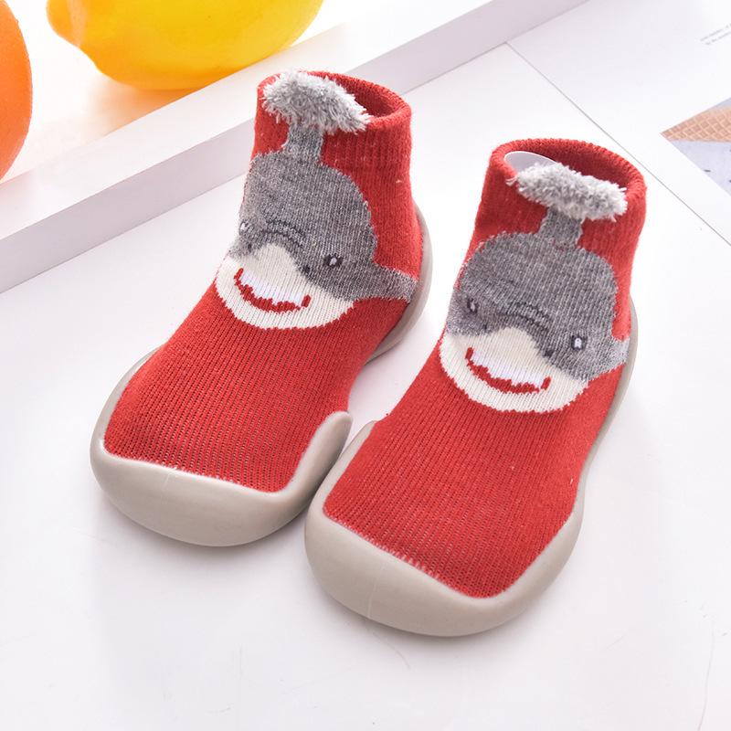 Soft Bottom Toddler Shoes - Cute Animal Pattern, Anti-Slip Socks for Boys & Girls