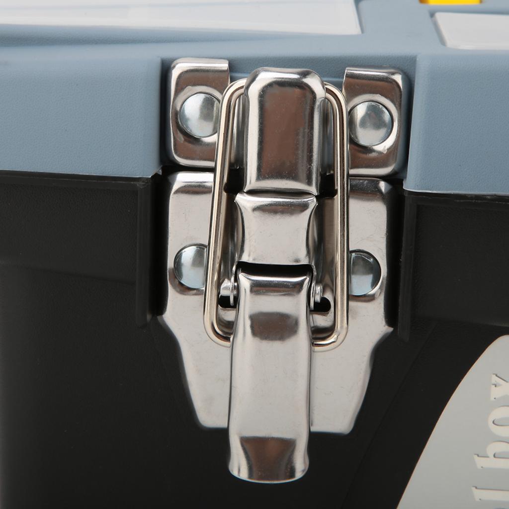 Portable Toolbox with Carrying Handle Hardware Storage Case Repair Tool Container (G T313)