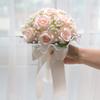 1 pearl lace eternal rose flower photography prop for weddings multi-purpose artificial rose bouquet ribbon
