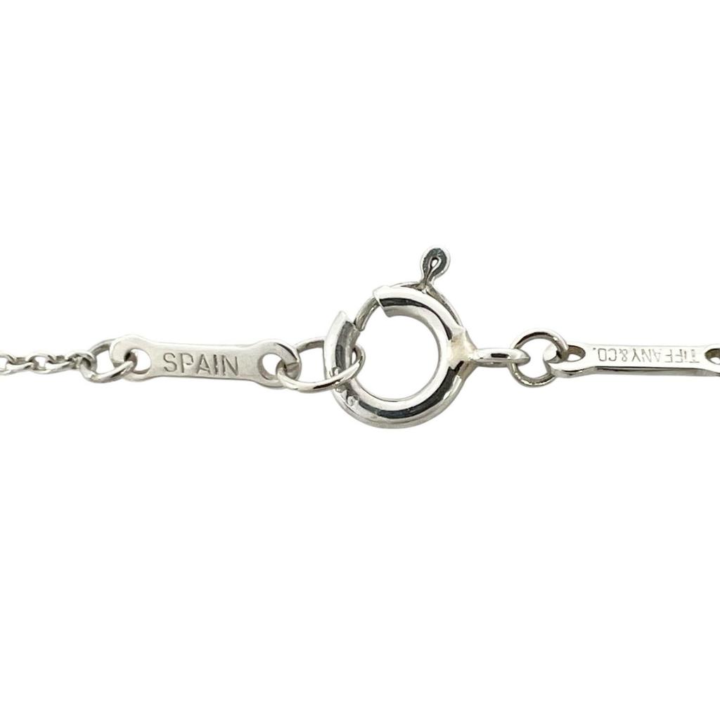 TIFFANY&Co. Elsa Peretti Necklace Silver Women Double Teardrop Used