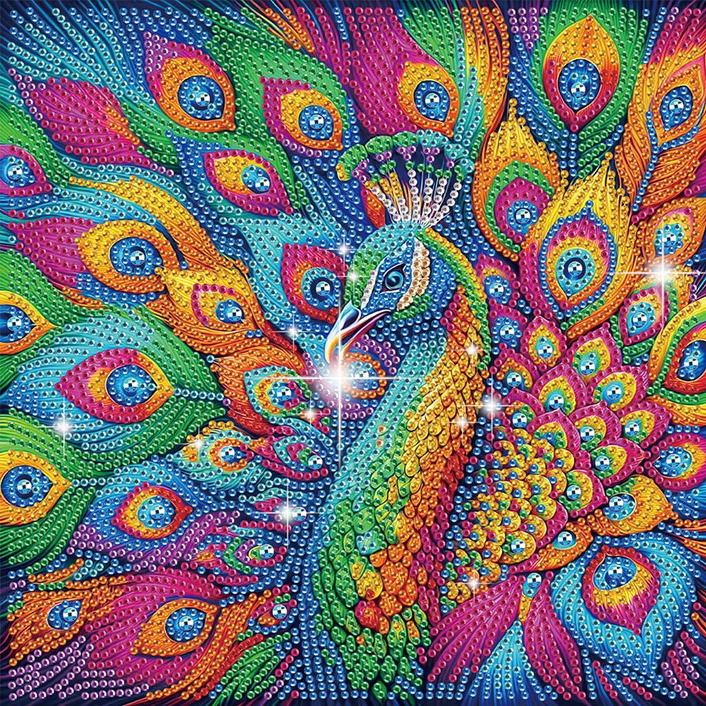 Animal Special Shaped 5D DIY Partial Drill Diamond Art Kit for Adults Beginners Home Decor Diamonds Dots Gem Art Kits 30x30cm