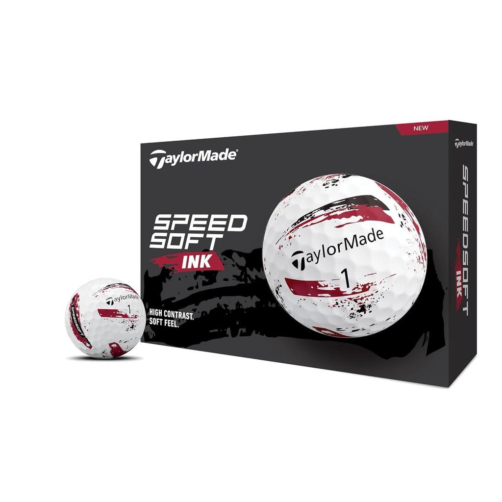 Taylor Made TMJ24 SpeedSoft INK 12 Pieces Blue Golf Balls 2024 Model
