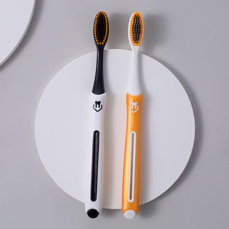 YALINNA Volcanic Charcoal Soft Bristle Toothbrush