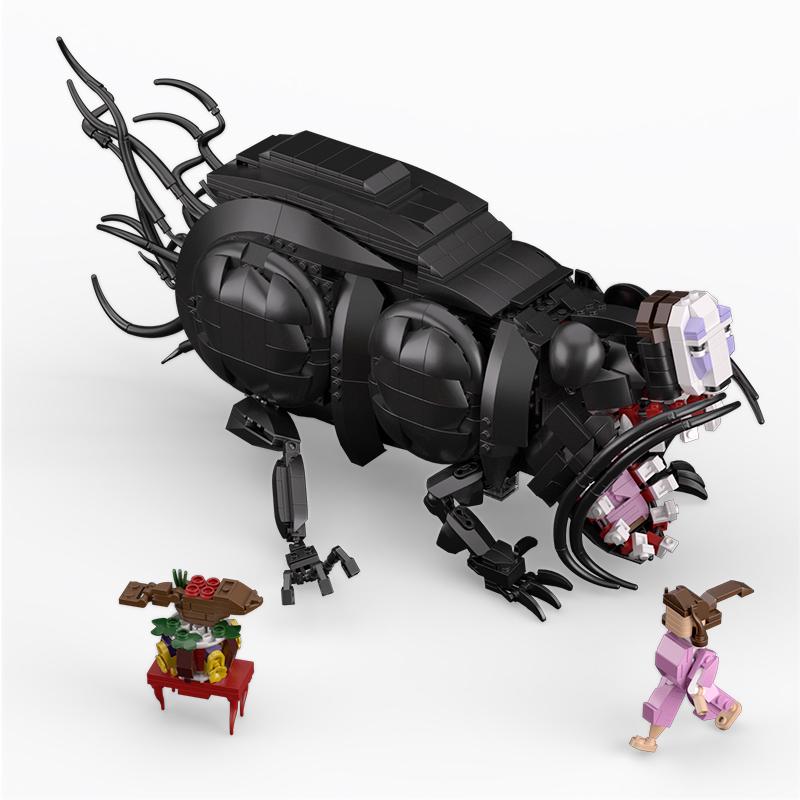 Buildmoc Anime No Face Man Monsters Spirited Ghost MOC Set Building Blocks Kits Toys for Children Kids Gifts Toy 1107PCS Bricks