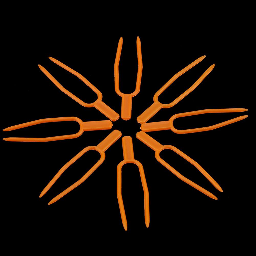 100Pcs Garden Plant Fixing Clips Resusable Stolon Melon Vines Securing Fixer Tool