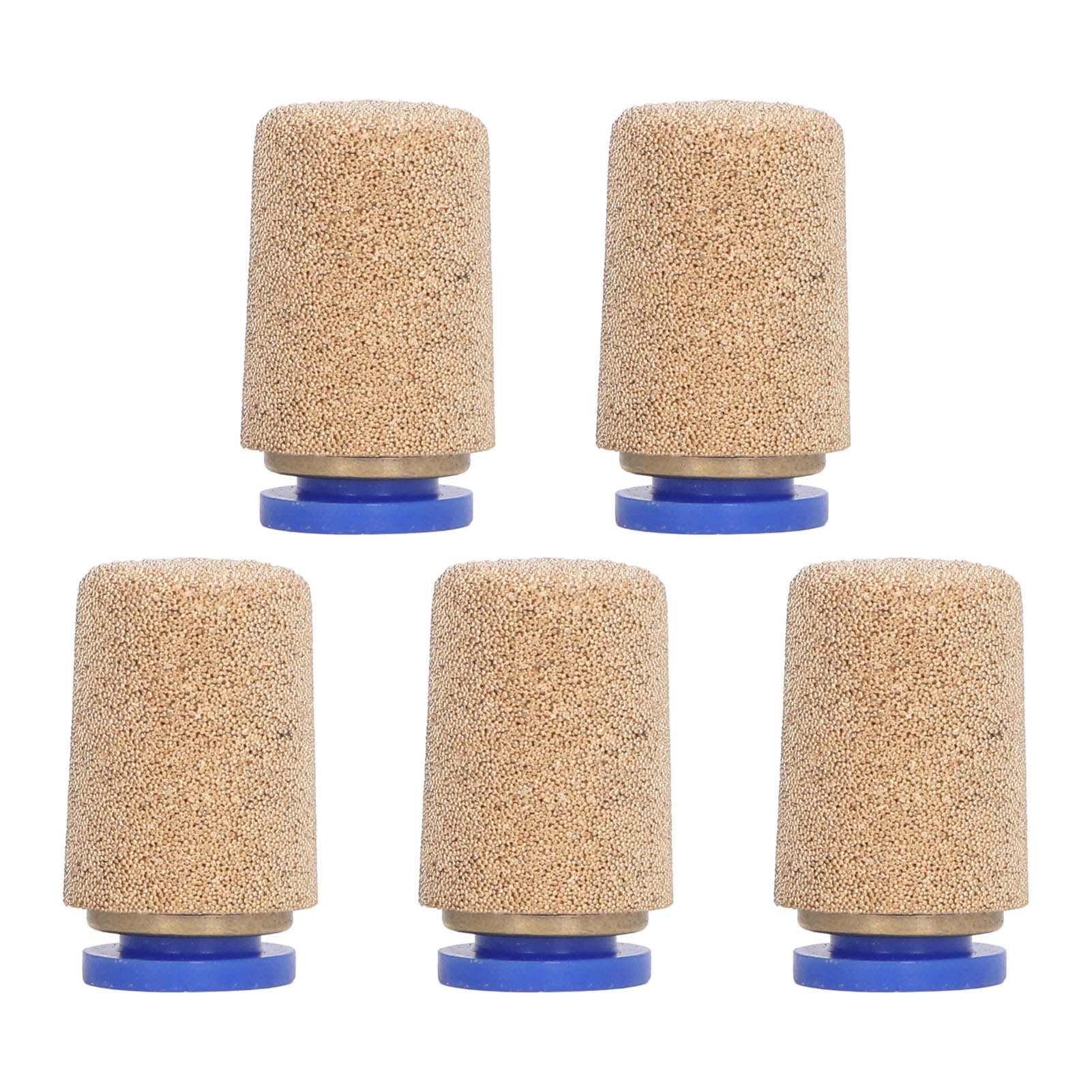 

5Pcs Pneumatic Exhaust Muffler Pipe Connection Noise Filter Brass Silencer PSF8 for Cylinder