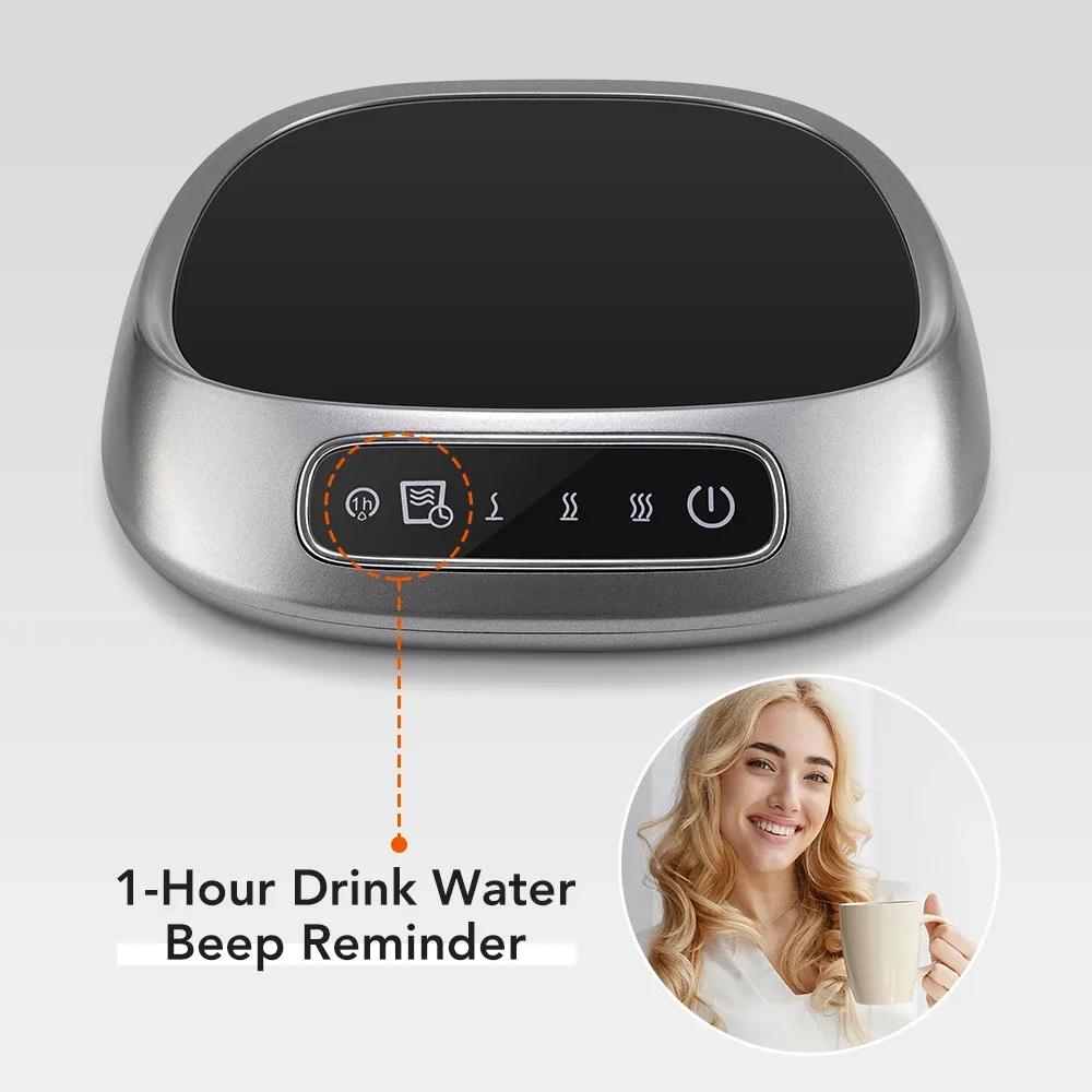 Podgrzewacz do kubka USB Podgrzewacz do kubka do kawy Elektryczny podgrzewacz do kubka na mleko i herbatę Podkładka grzewcza do kubka Podgrzewacz do kubka do domu biura USB Głosowy podgrzewacz do kubka na biurko