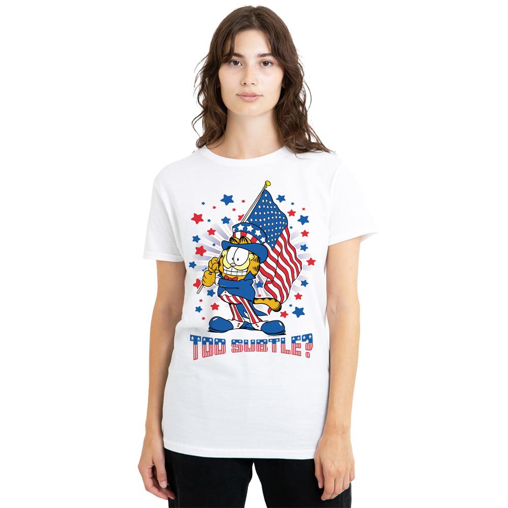 Garfield Unisexové dospělé decentní tričko