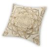 Mandala Blume des Lebens im Lotus Kissenbezug 45x45cm Heim Dekoration Druck Heilige Geometrie Wurfkissen für Sofa Zweiseitig