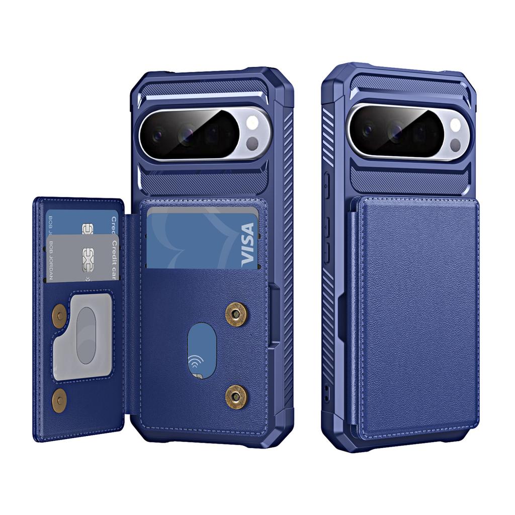 Left-Right Flip Card Slot Wallet Leather Phone Case for Google Pixel 7 8 9 10 Pro XL Shockproof Pocket Cover for Pixel 9A 8A 7A