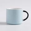Simple Sesame Point Contrasting Mug High looking Couples Cups  Ceramic Cups Personalized Creative Coffee Cups