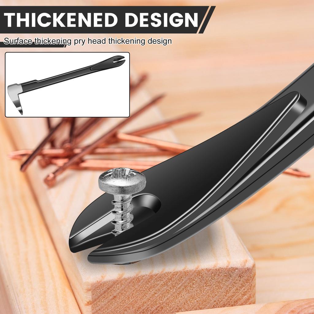 Nagelzieher Katzenfuß Nagelklaue Tragbares Brecheisen Multifunktionales Brecheisen Werkzeugstahl Nagelauszieher für Heim-Holzbearbeitungswerkzeuge