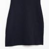 2025 Spring Women's Slim-Fit Knitted Mini Dress with Button Details