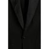 H M Single Breasted Tuxedo Jacket sliM Fit Black