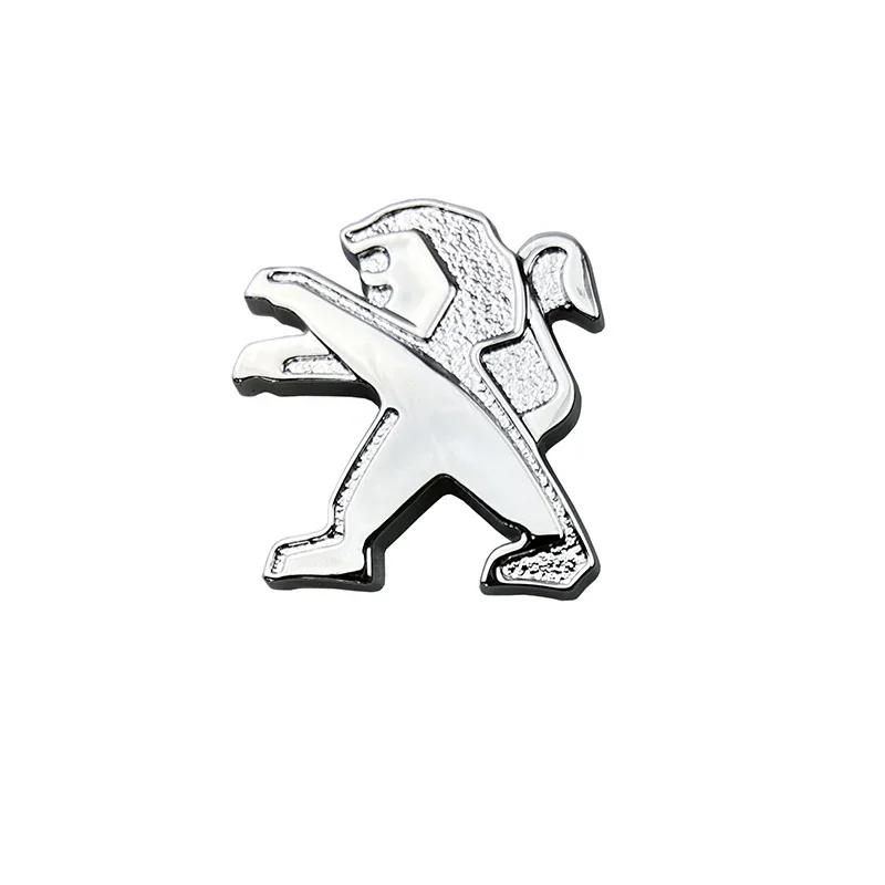 Car Sticker 2025 Hot For Peugeot 308 307 408 208 508 3008 2008 5008 2.9x3.1cm Metal Alloy Sticker Car Steering Wheel Center Badg