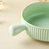 Nordic Style Ceramic Hand Handle Bowl Household Baking Bowl Microwave Oven Baked Rice Bowl Instant Noodle Bowl Salad Bowl Breakfast Bowl
