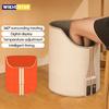 Under Desk Electric Foot Heater Foldable Leg Warmer with Thermostat & Auto Shut Off for Office Home Timer Temp Adjustable