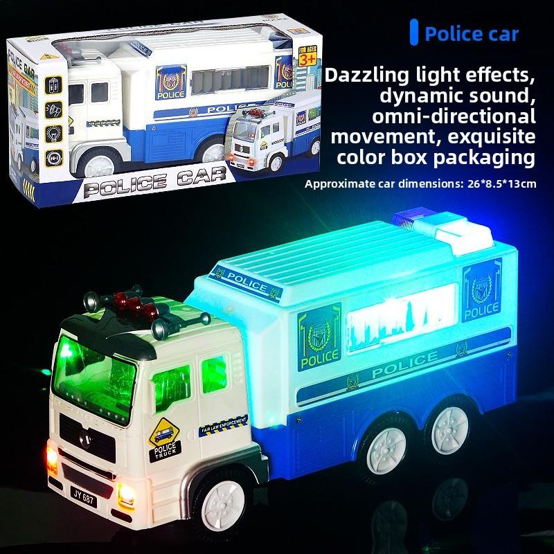 Electric Kids Interactive Vehicle Toy Garbage Truck With 4d Music And Lights