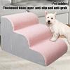 Stairs For Small Dogs Pet High Bed Ramp Indoor Cat Steps Washable Cover Non-Slip Puppy Couch Ladder For SUV Truck Home Bedroom