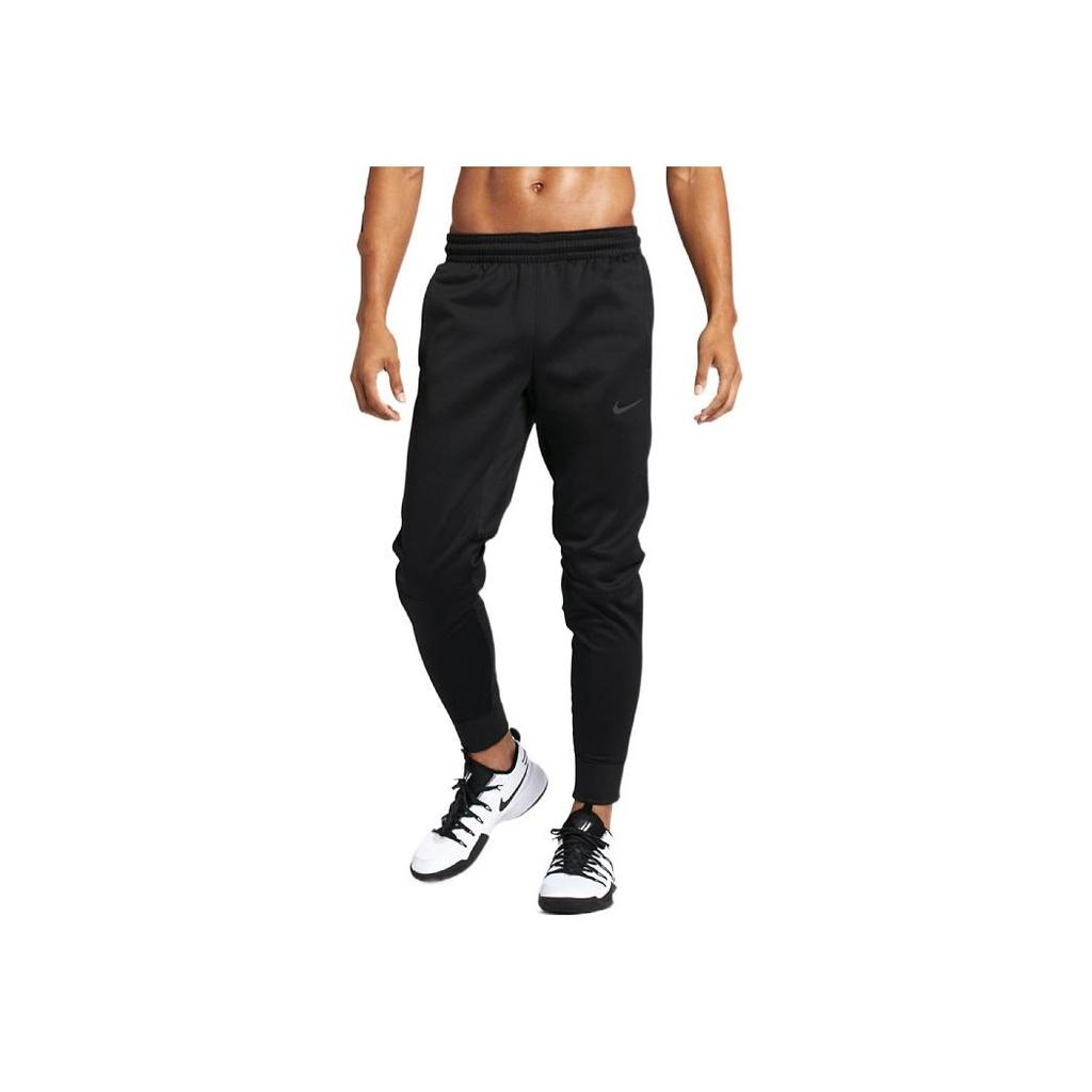 Nike Solid Color Logo Elastic Waistband Tapered Knit Sports Pants Men Bottoms 800040-010