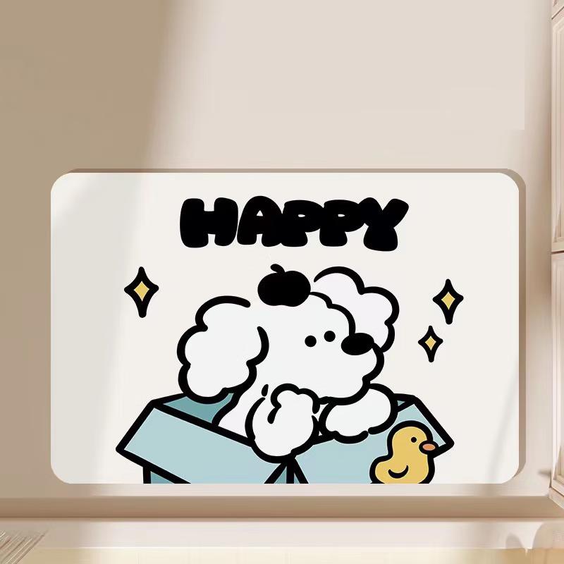 Jianixiong Cartoon Absorbent Non-Slip Bath Mat
