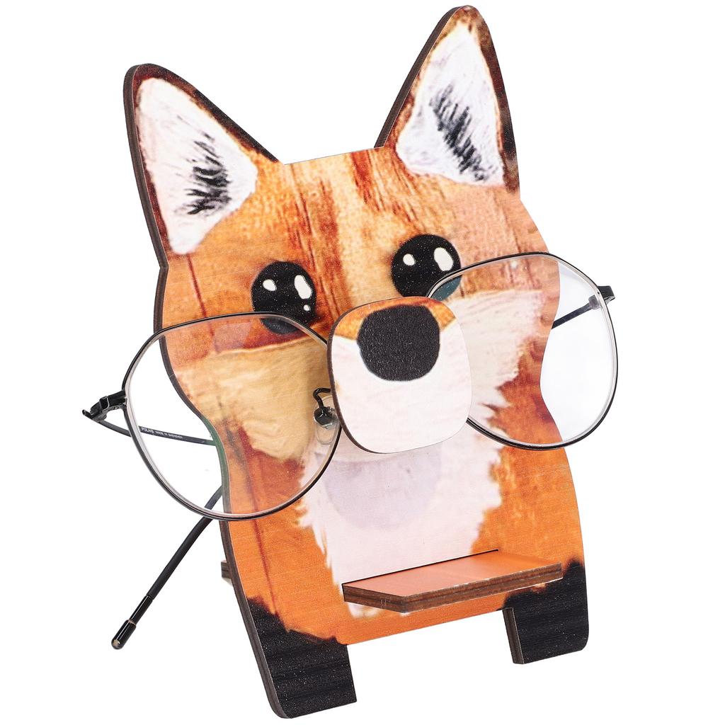 Animal Shape Glasses Holder Unique Beautiful Design Natural Odorless Composite Wood Eyeglasses