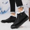 Super Warm Winter Cotton Shoes Casual Ankle Boots For Men Snow Boots