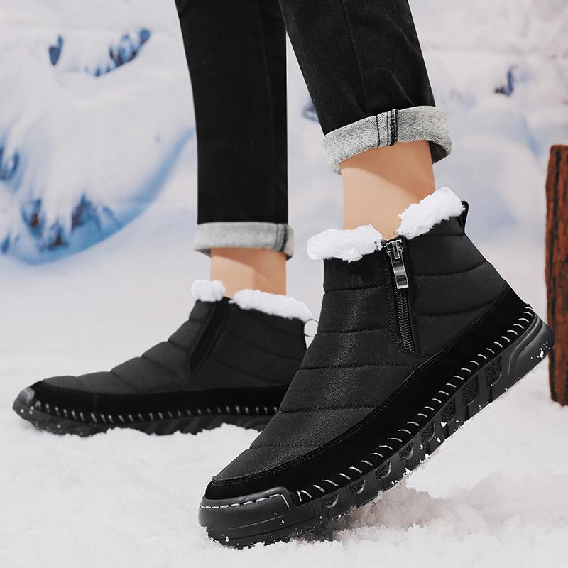Super Warm Winter Cotton Shoes Casual Ankle Boots For Men Snow Boots