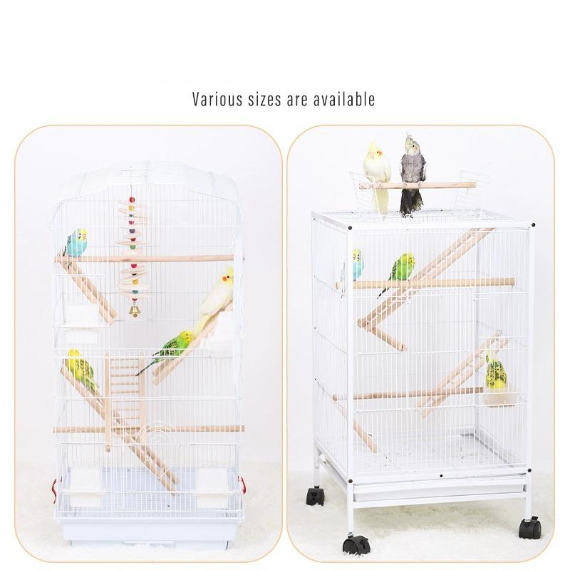 Parrot Basics 13-Step Wood Ladder Bird Toys Ladder Hanging Bird Ladder Step Ladders Birdie Cage Hanging Bird Climbing Toys