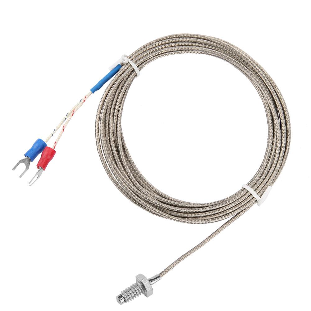 M6 BSW Schraubgewinde Temperaturmesssonde K-Typ Thermoelementkabel