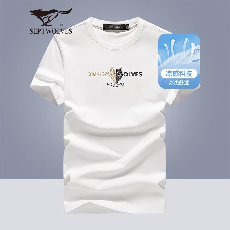 Septwolves Men s Casual Short Sleeve Cool Fabric T-Shirt 4XL